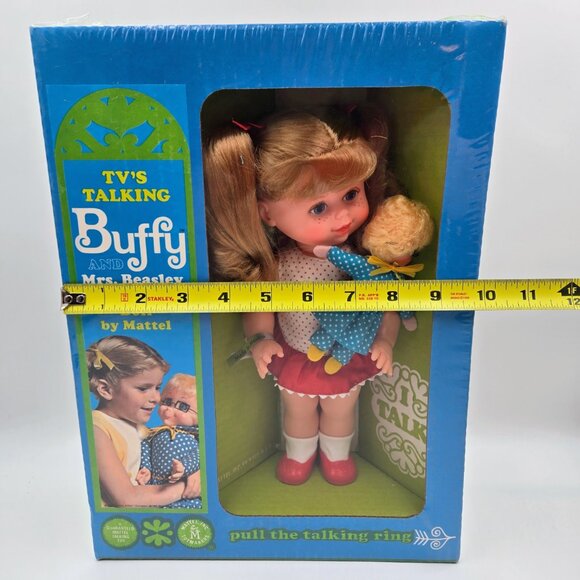 1967 Mattel Talking Buffy And Mrs. Beasley New In Original Box Works Sealed Read - Picture 3 of 14